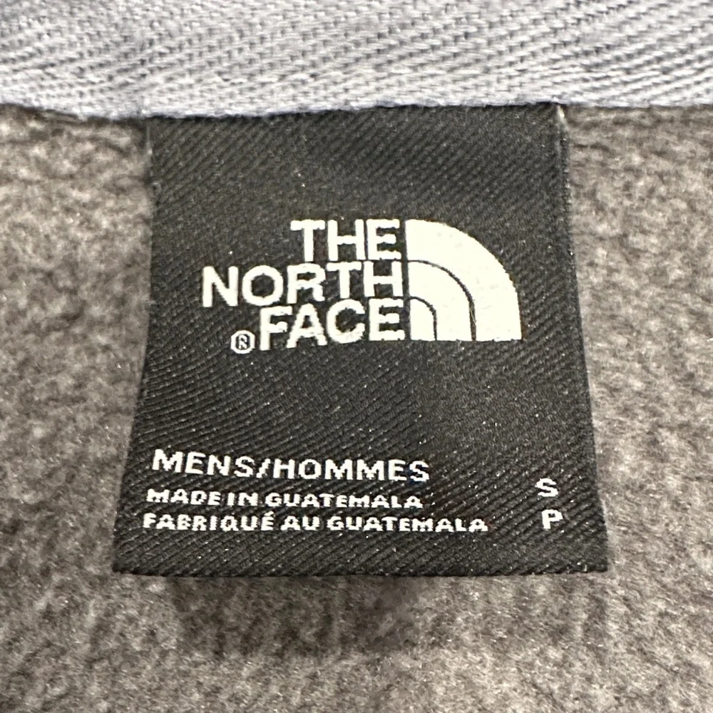 The North Face Light Gray Zip-Up Hoodie